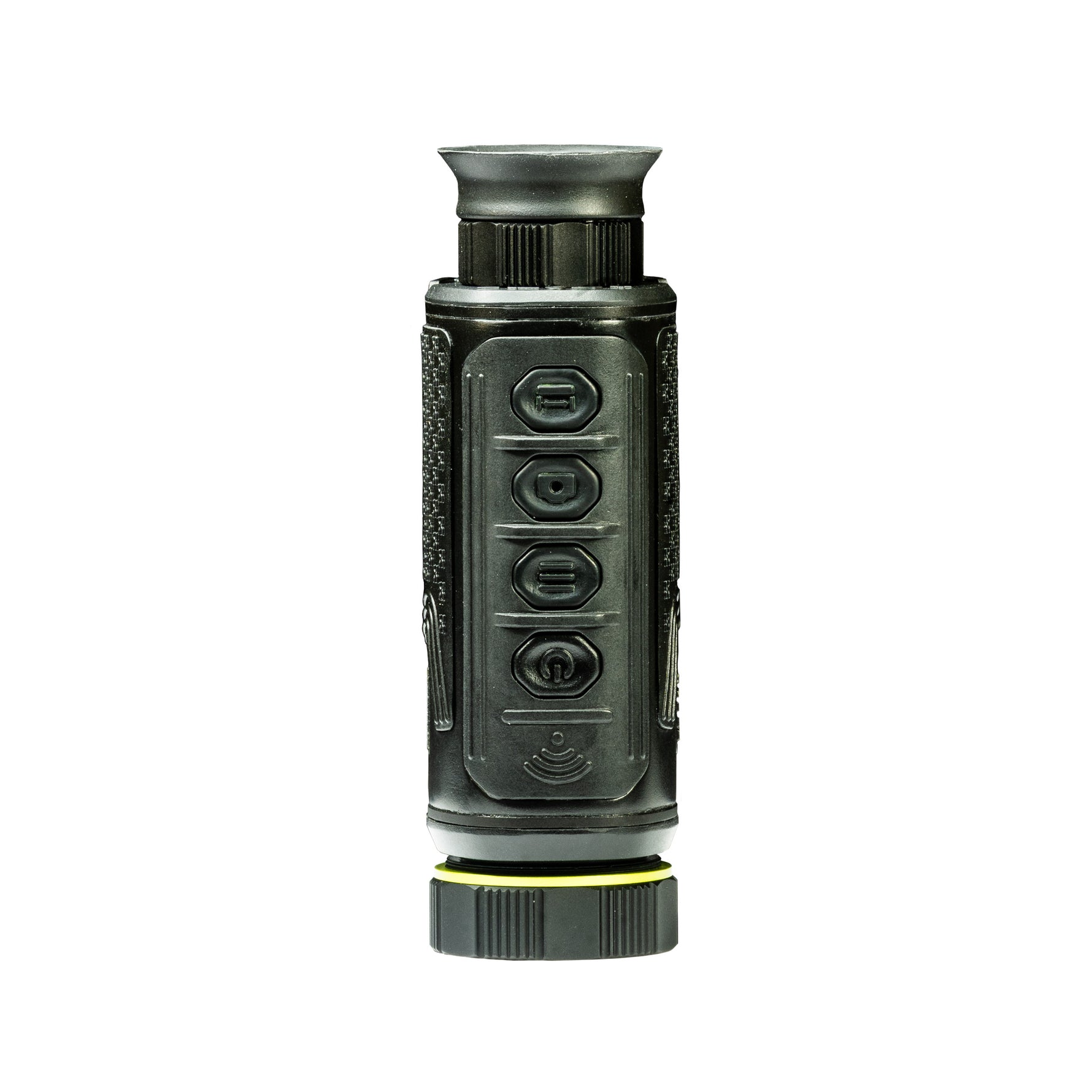 Overhead view of the Thermal Dynamix handheld Perceptor sight