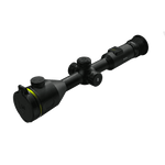 TDX Praedator Thermal rifle scope with adjustment knobs and a yellow accent ring